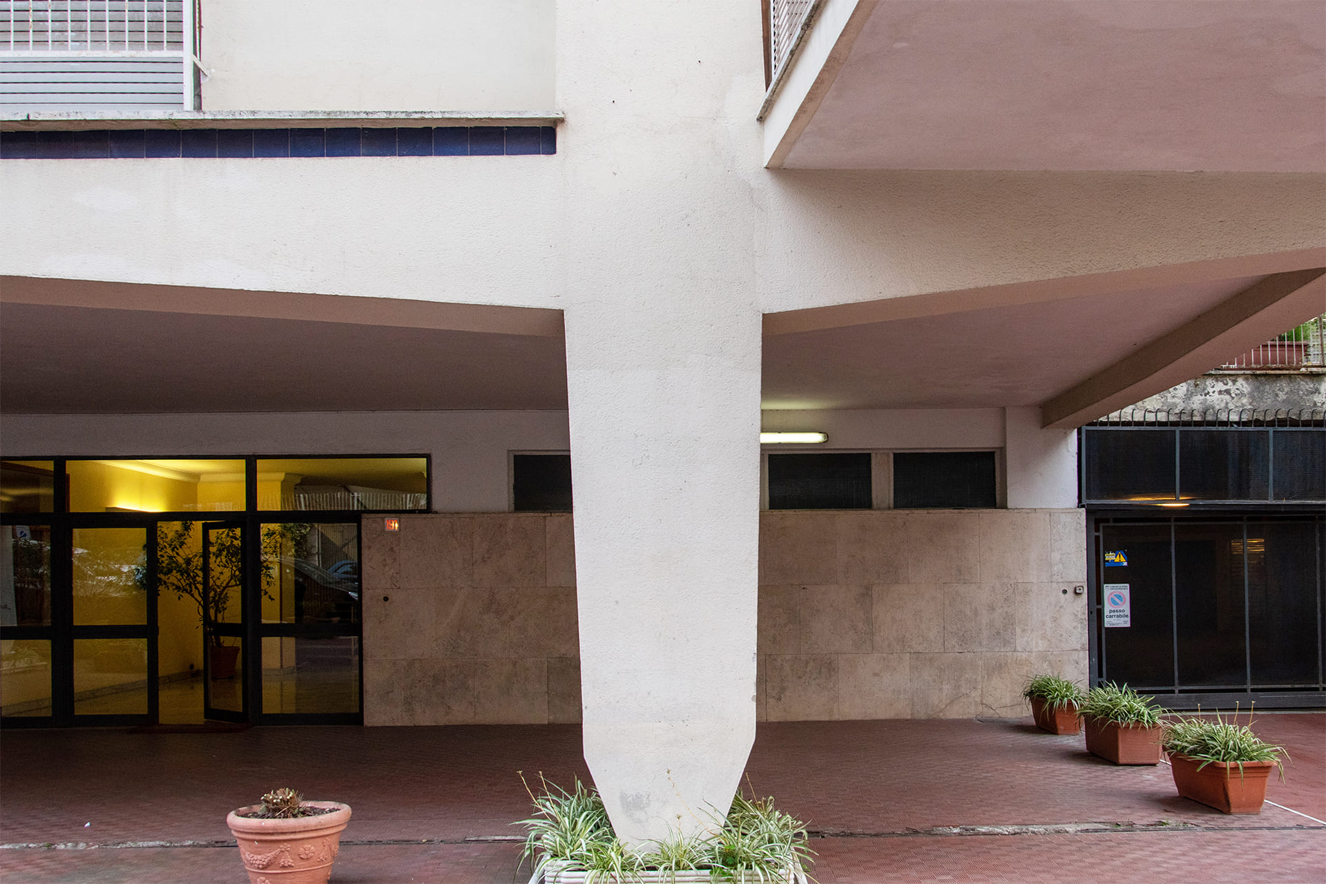 Dettaglio dell'attacco a terra