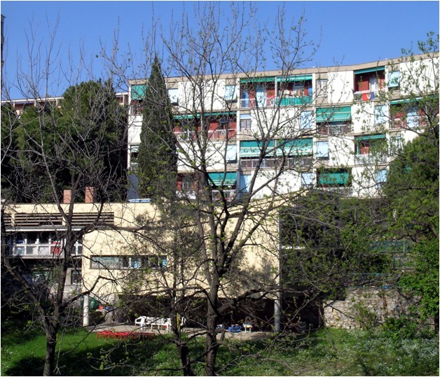Veduta generale del prospetto sud 