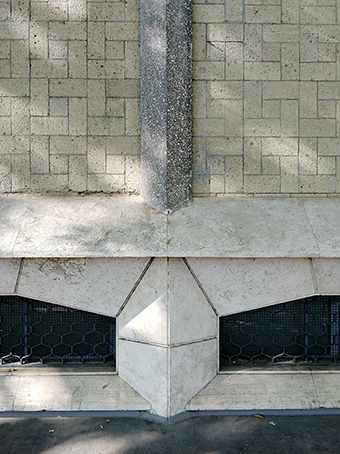 Dettaglio dei rapporti plastici e cromatici