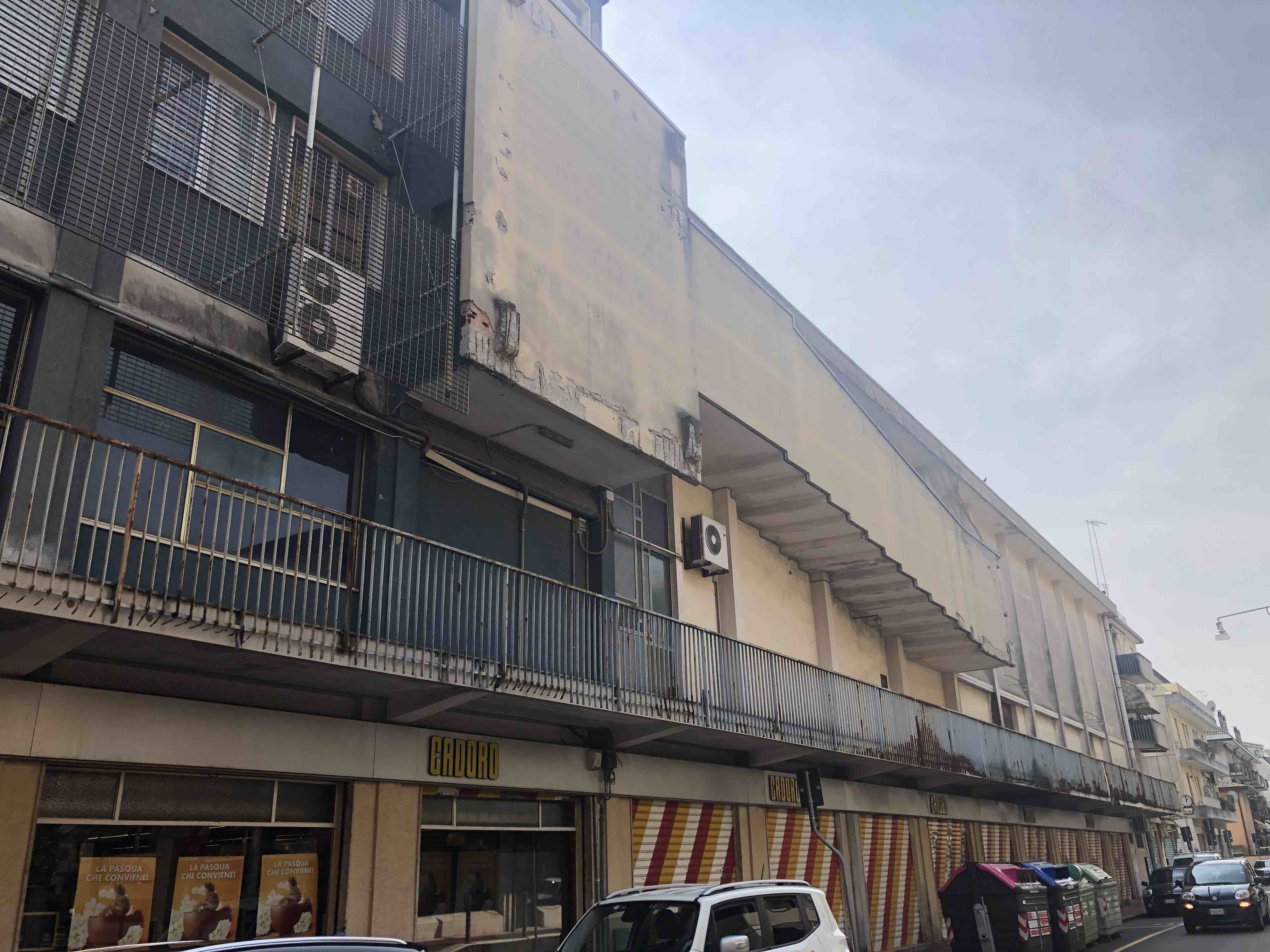 Vista del prospetto ovest