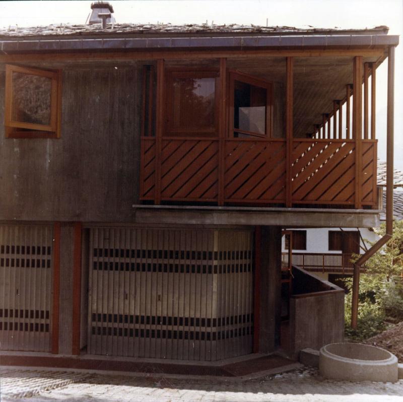 L'autorimessa in un'immagine d'epoca