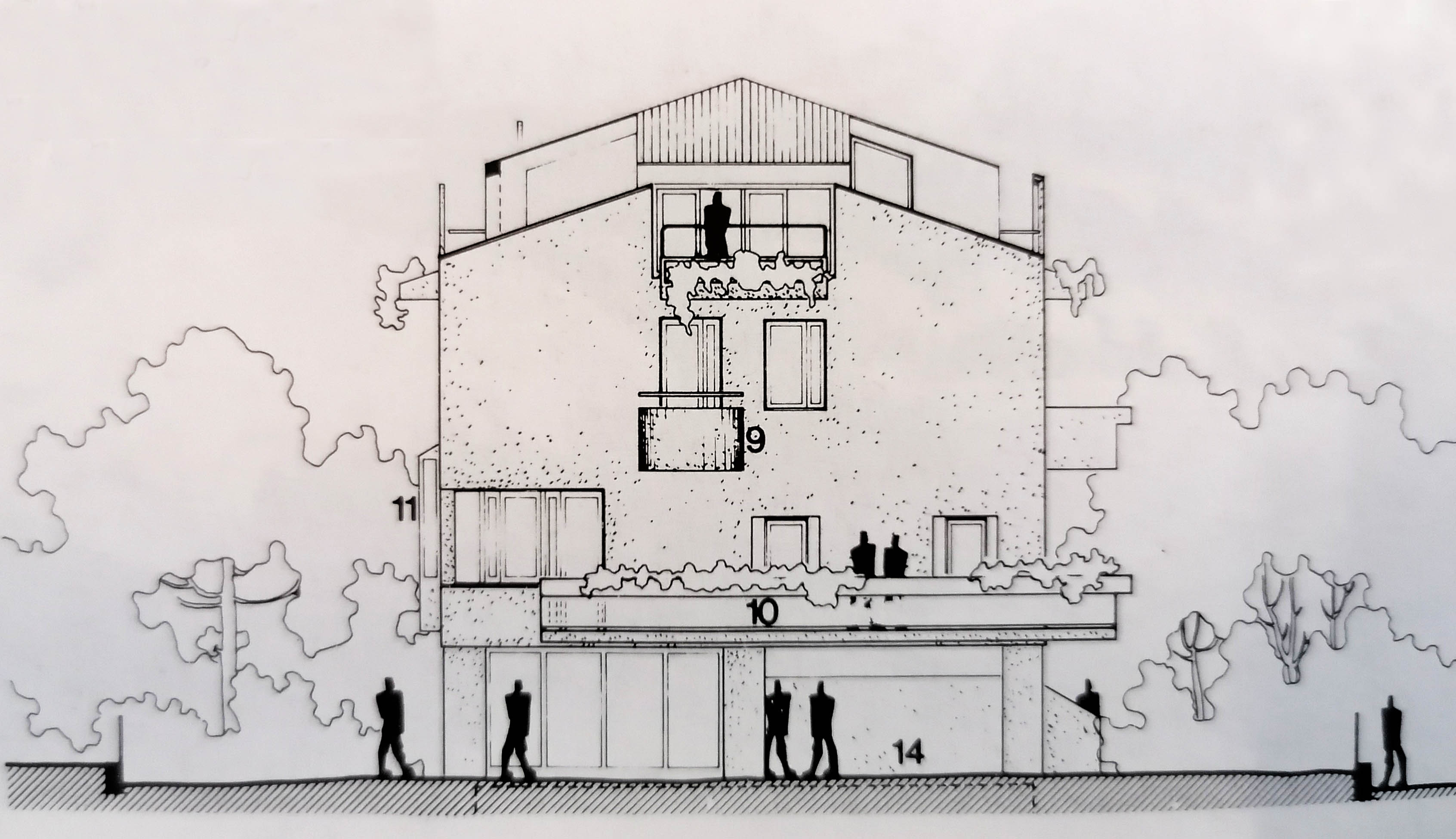 Elaborati - Fronte dell'edificio
