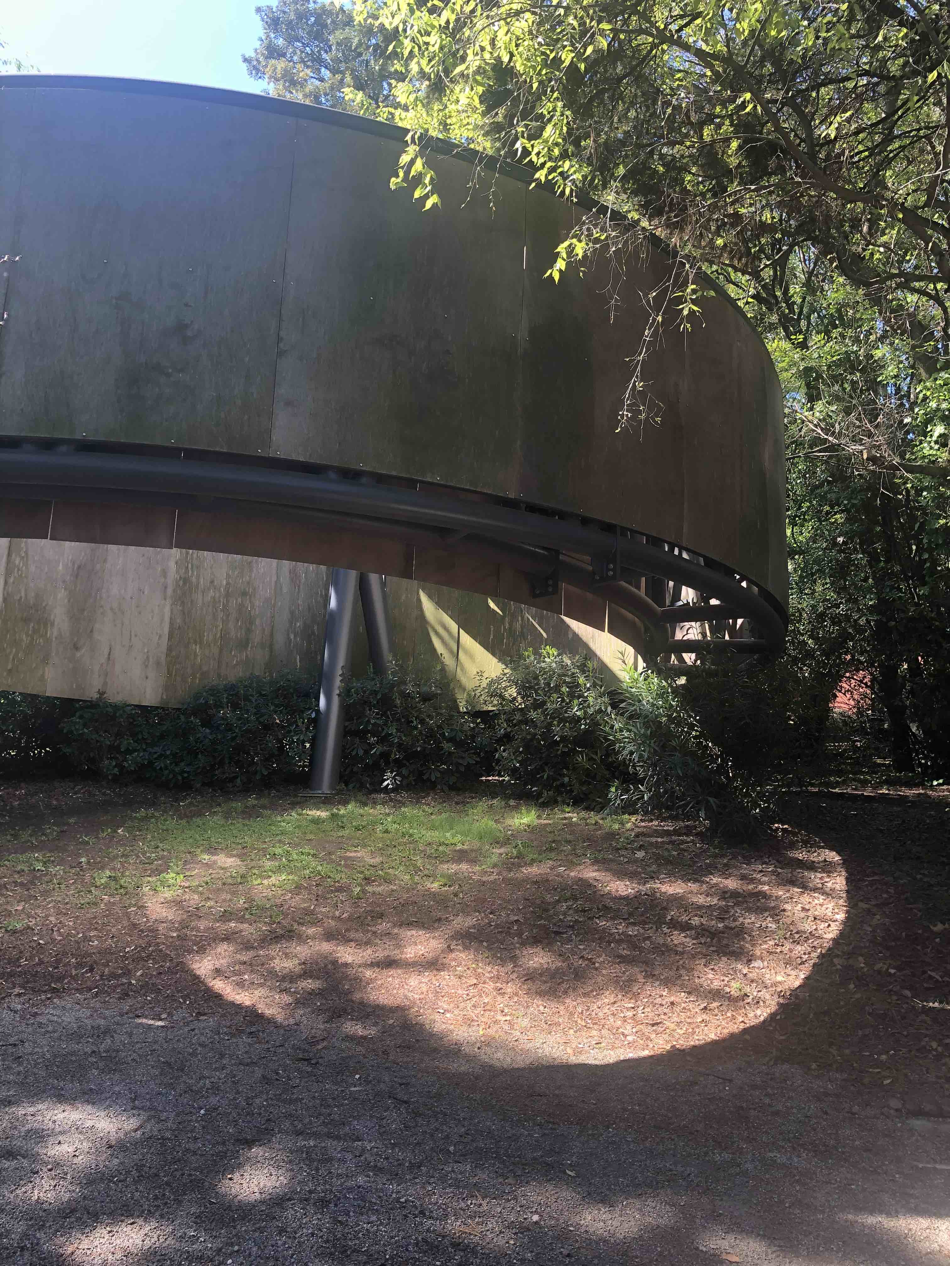 Vista parziale con l'accesso all'aula