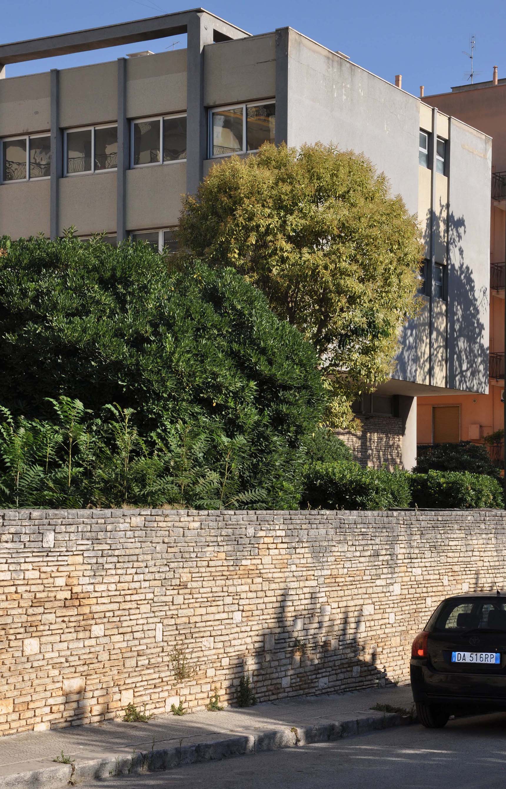 veduta facciata laterale