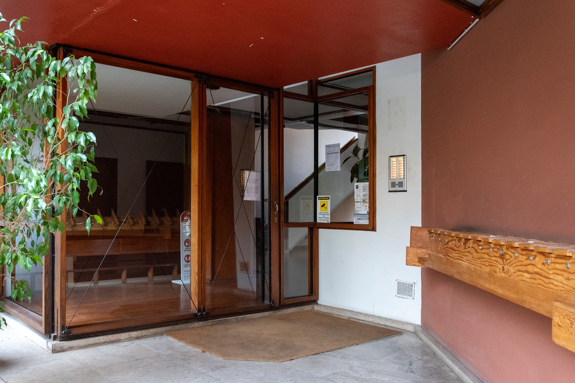Particolare dell'atrio di ingresso