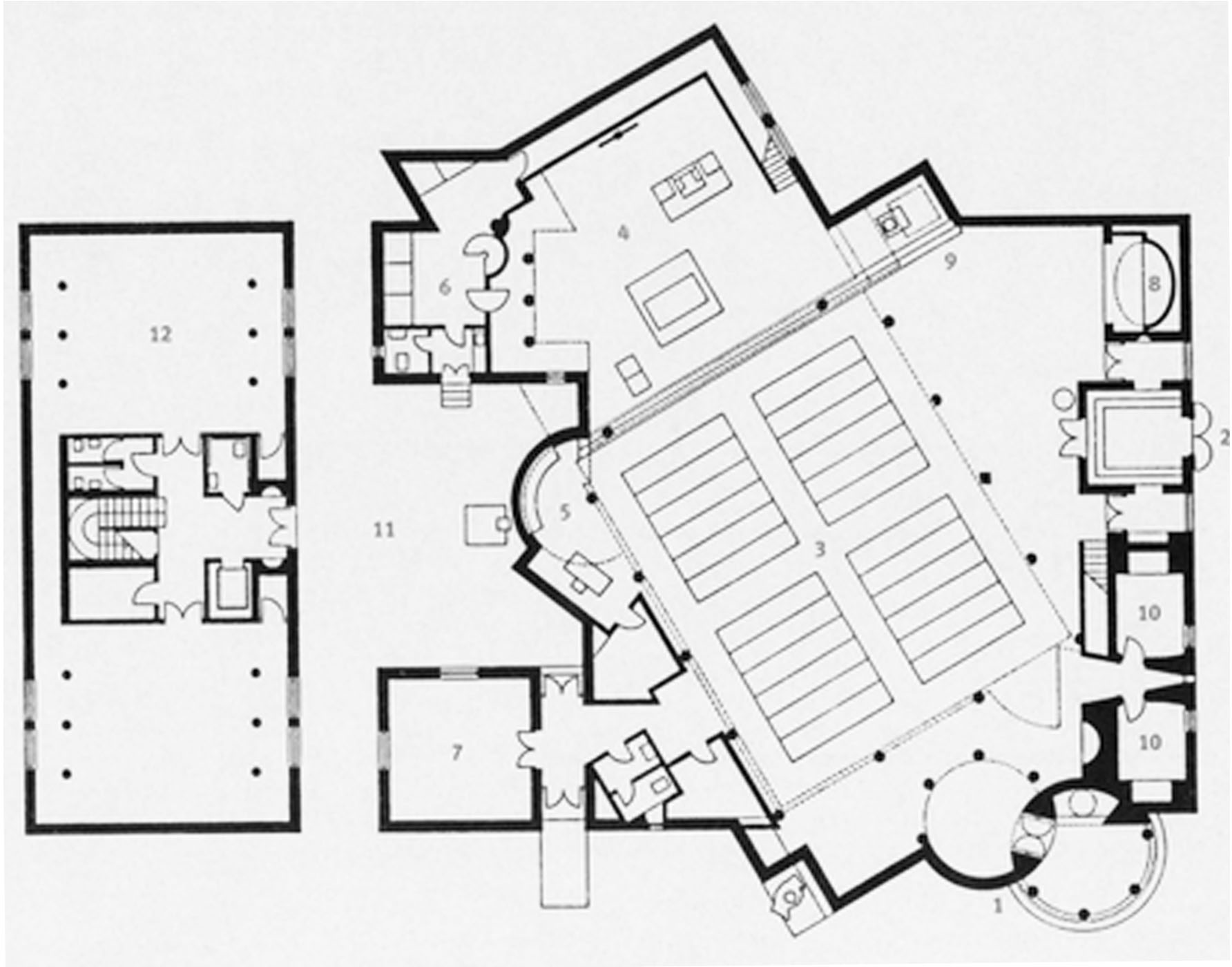 Pianta del piano terra 