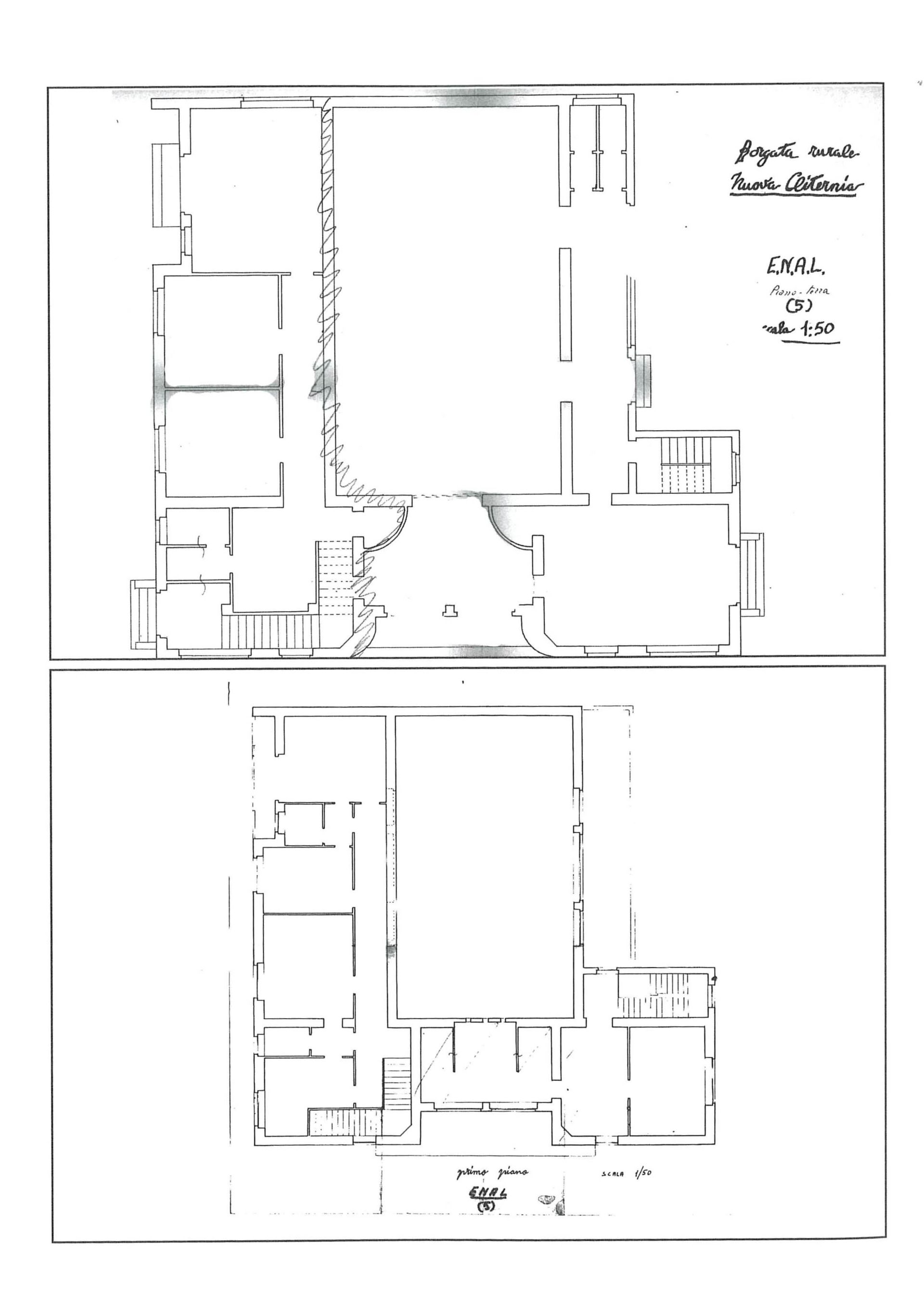 piante edificio ENAL