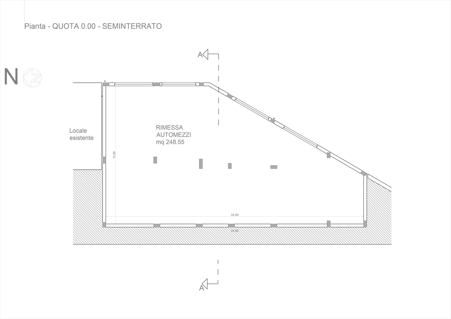 pianta piano seminterrato