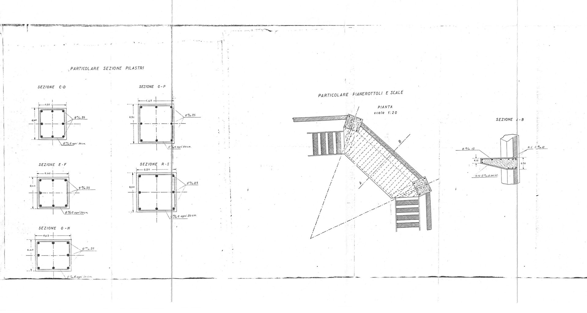 serbatoio - dettaglio armature
