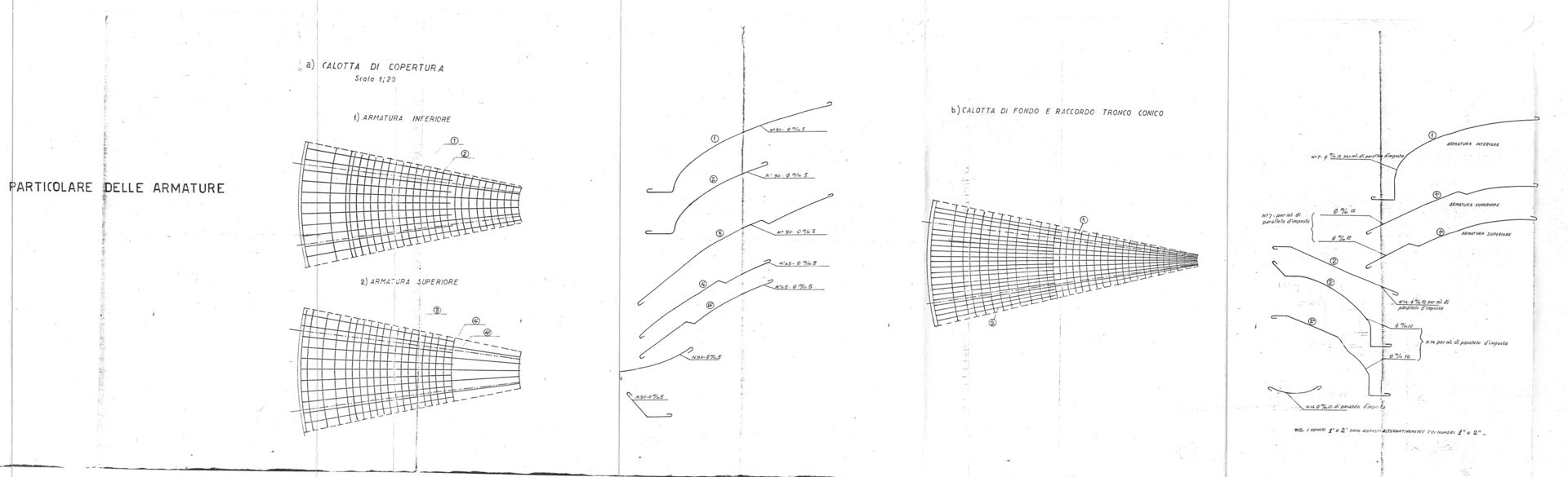  serbatoio - dettaglio armature