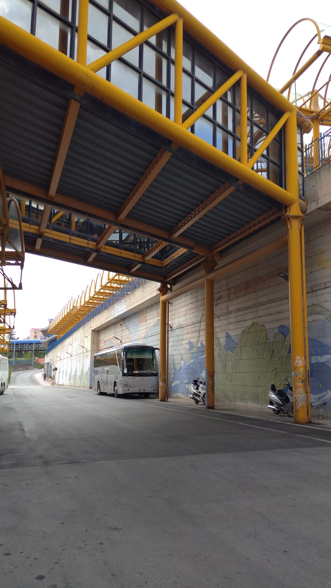 struttura attraversamento pedonale rialzato