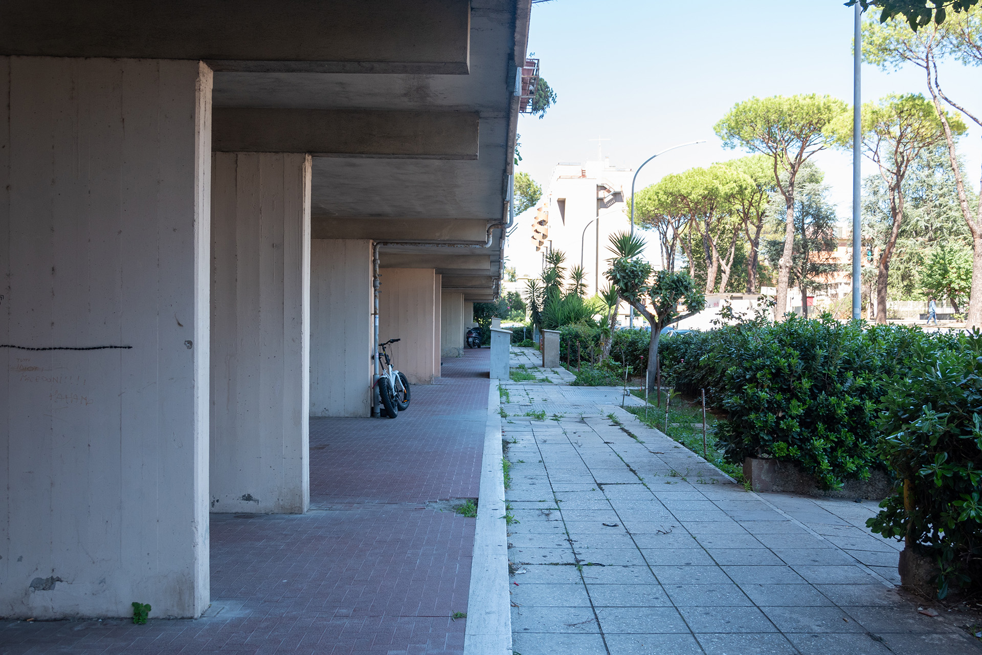 Dettaglio dell'attacco a terra