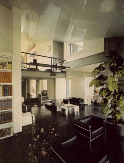 Vista dell'interno di una delle residenze