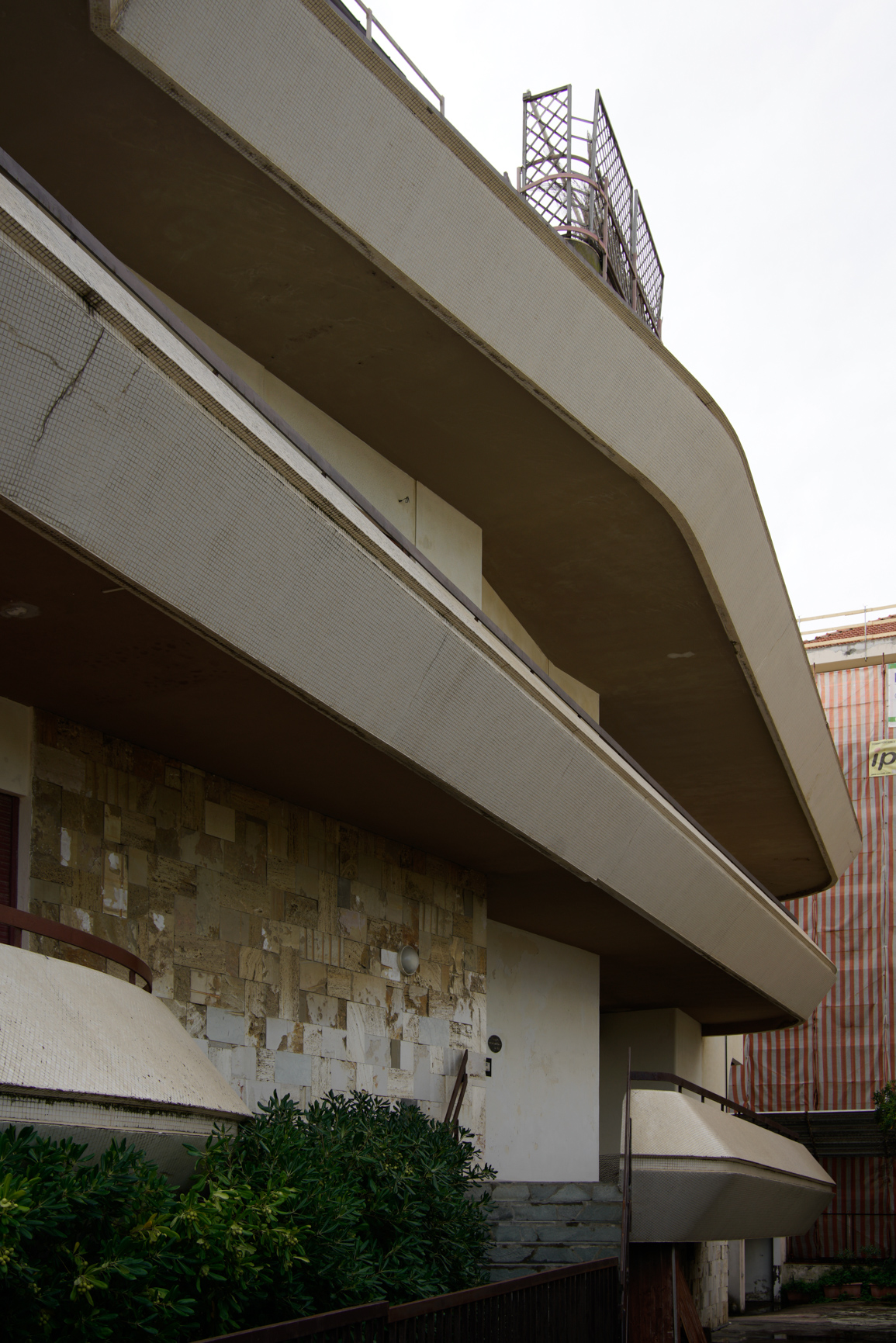 Dettaglio della facciata d'ingresso