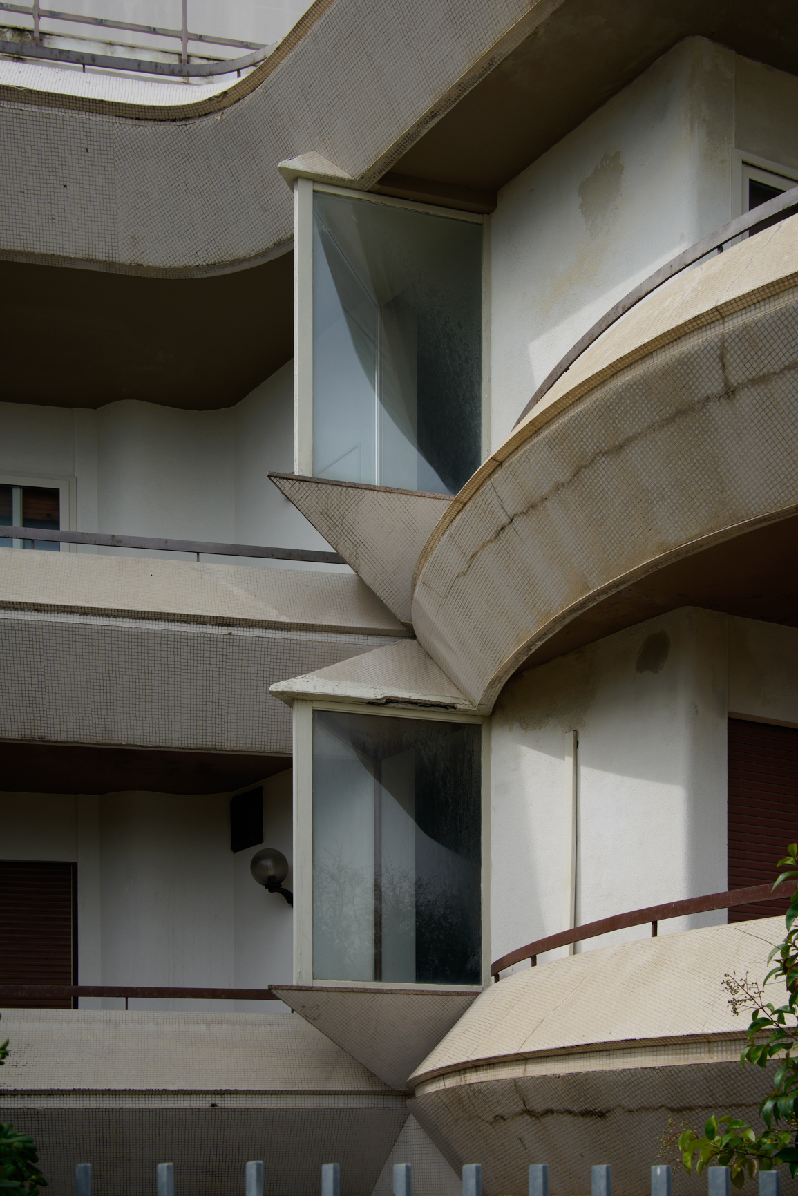 Dettaglio del bow-window