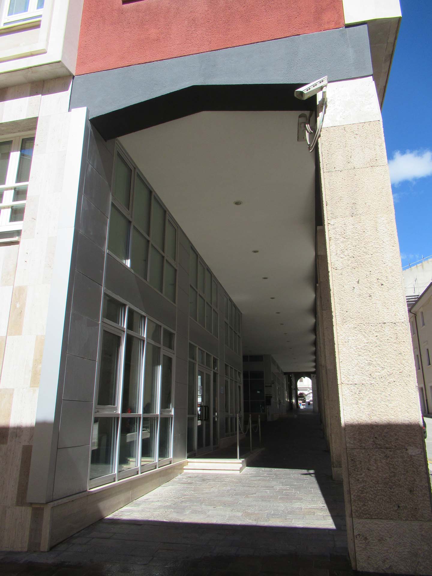 vista portico su corso Federico II