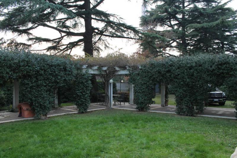 Vista dall’interno del patio