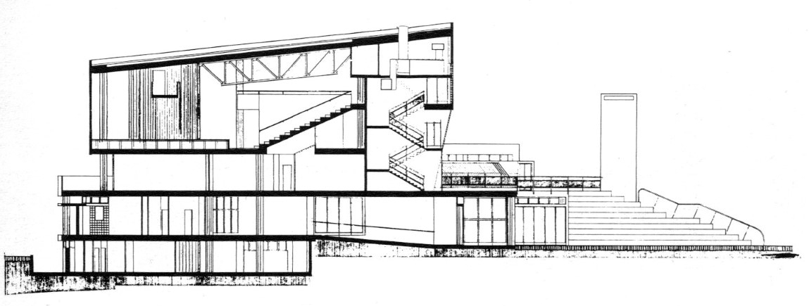 Municipio. Sezione trasversale