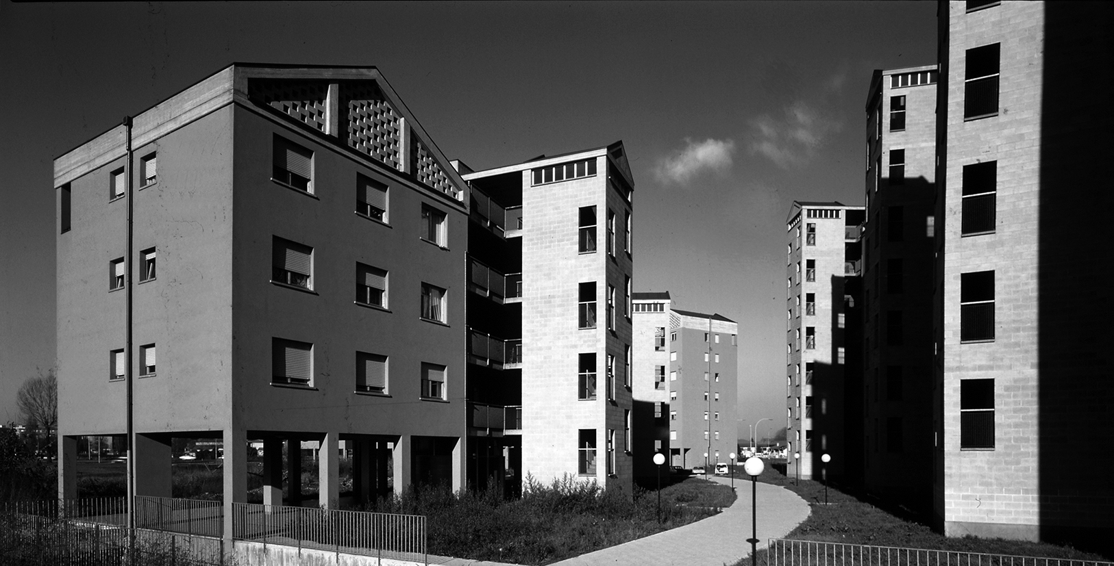 Quartiere residenziale. Vista di dettaglio