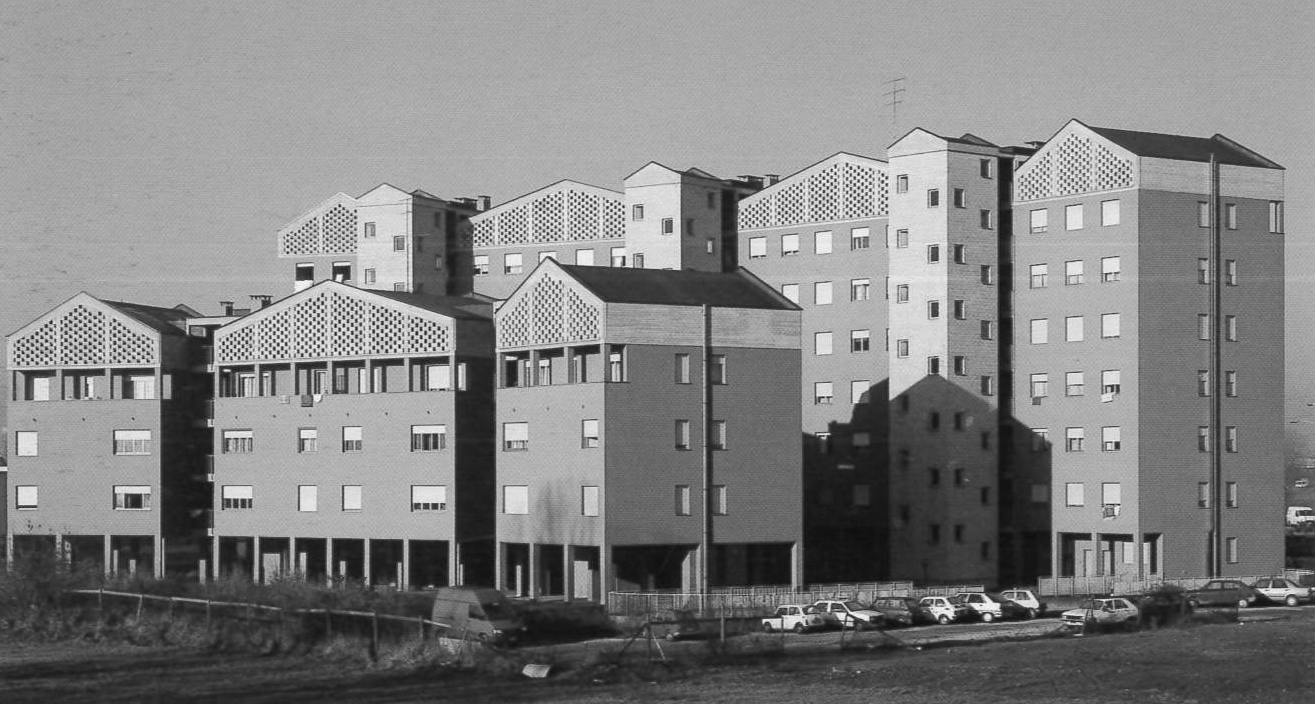 Quartiere residenziale. Vista da nord est