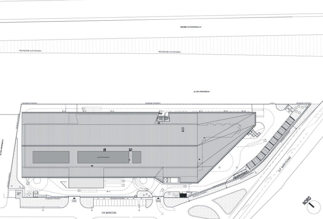 Planimetria generale del nuovo stabilimento