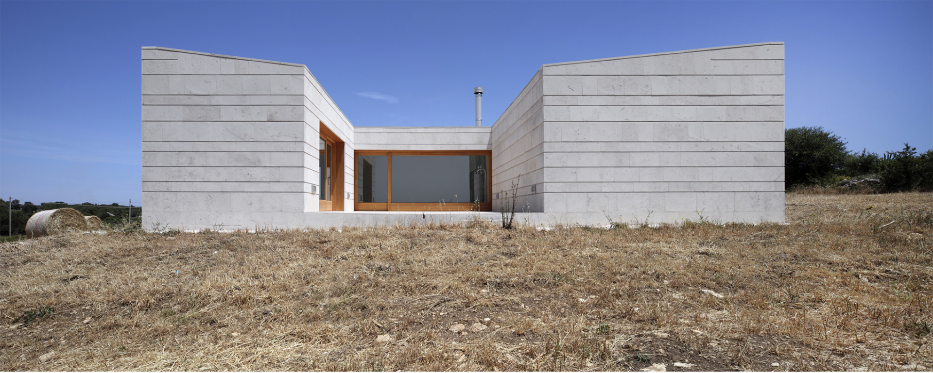 Vista della corte aperta