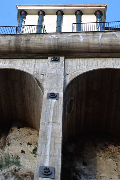 Dettaglio consolidamento area esterna