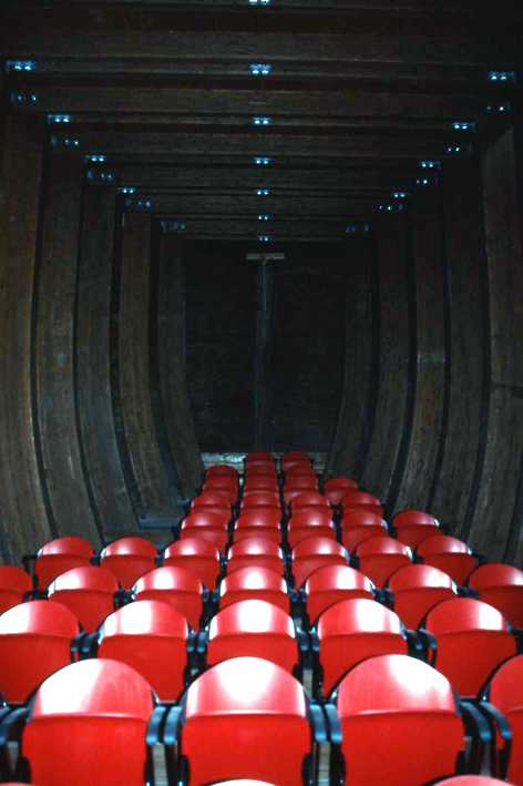 Vista d'interno sala musica da camera