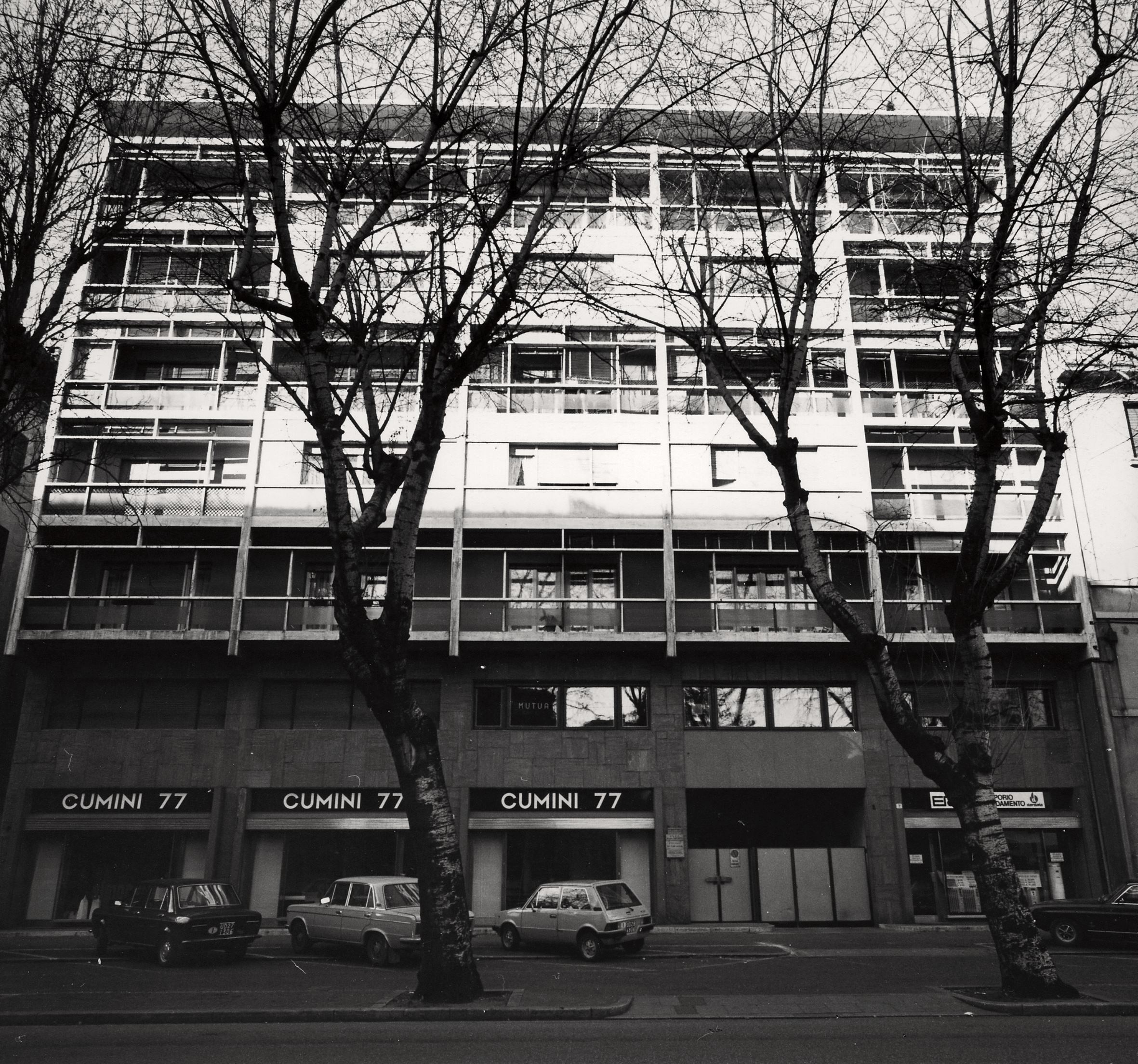 Veduta d'insieme in un'immagine d'epoca