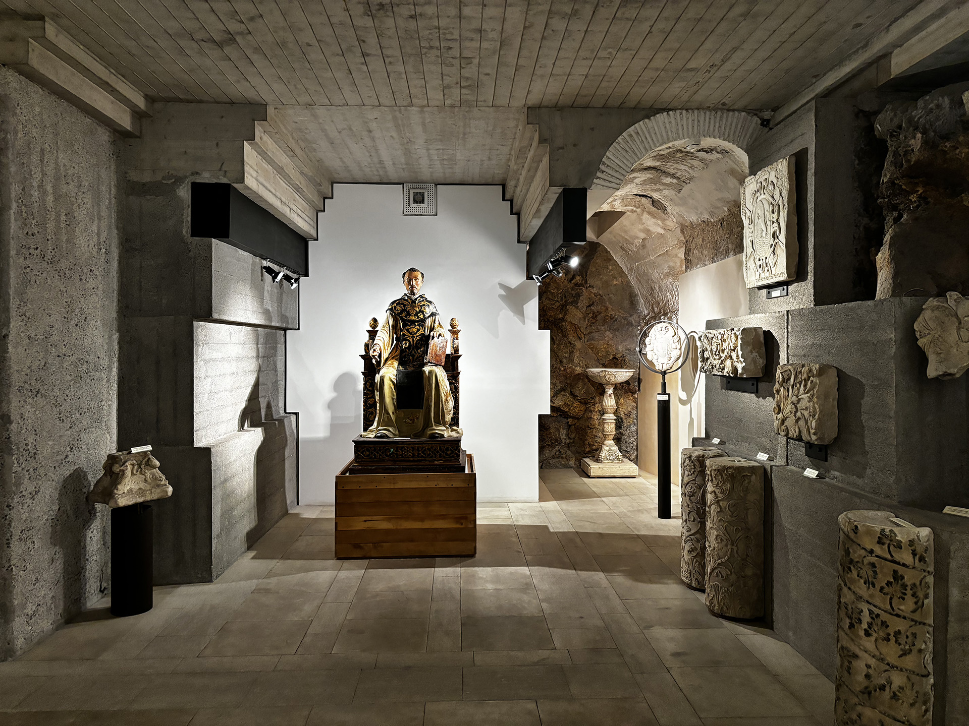 Sala del Tesoro – sculture e frammenti
