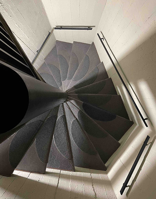 Dettaglio della scala interna