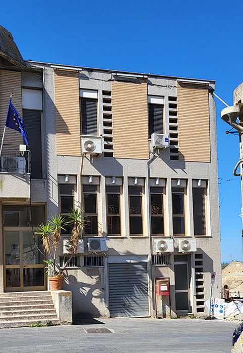 Dettaglio prospetto anteriore