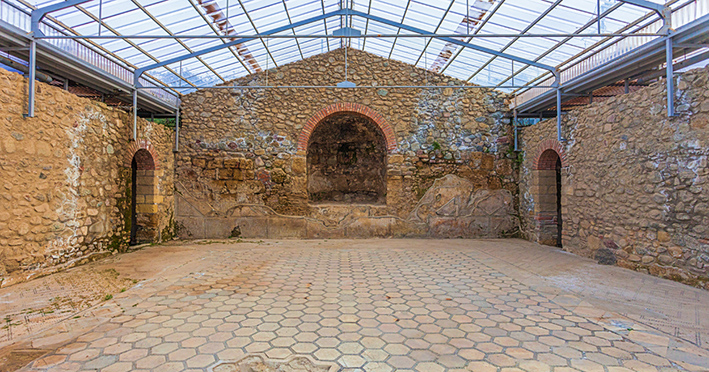 Interno sala tablinum