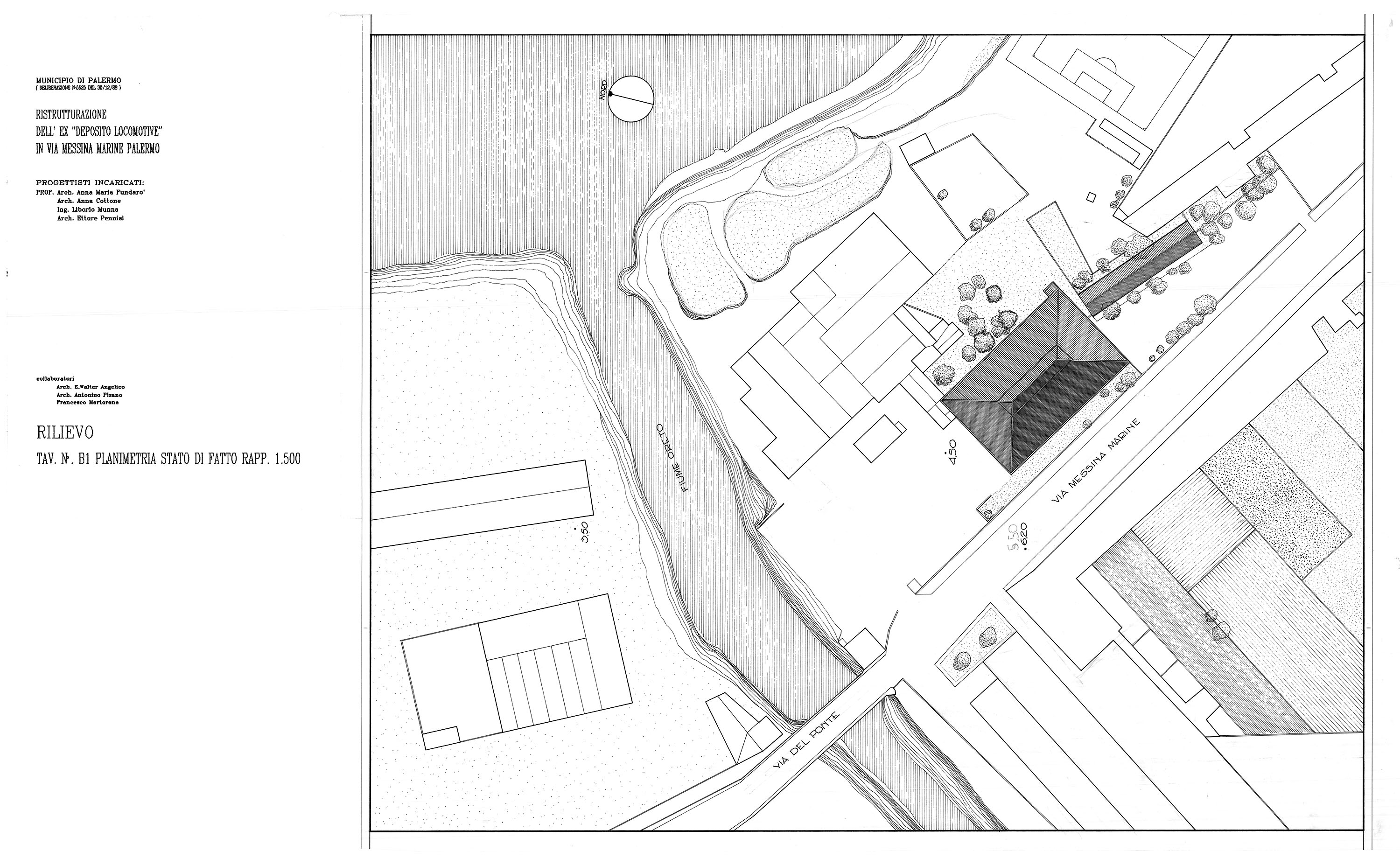Tavola planimetrica dello stato di fatto