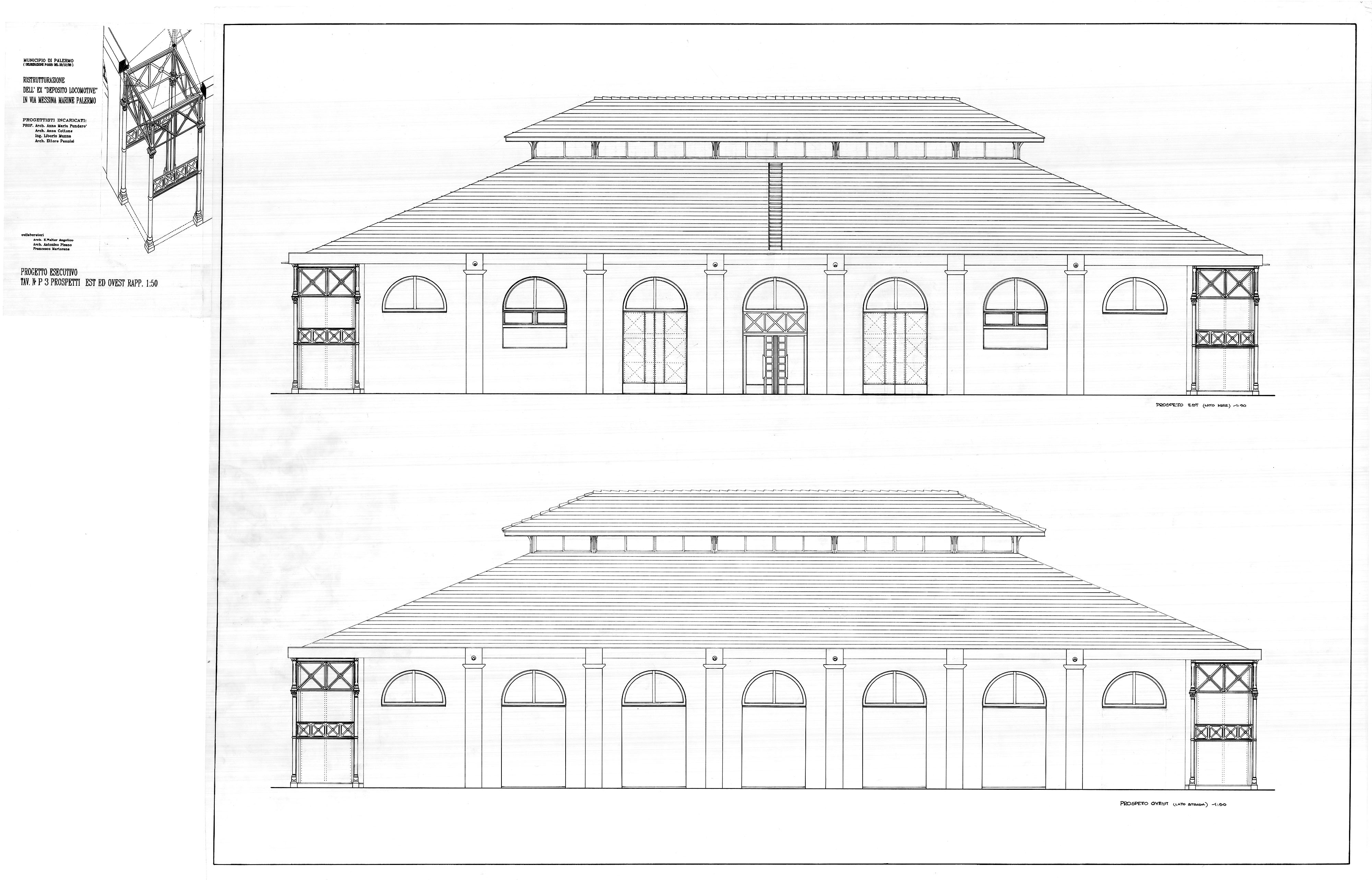 Progetto, Prospetti maggiori