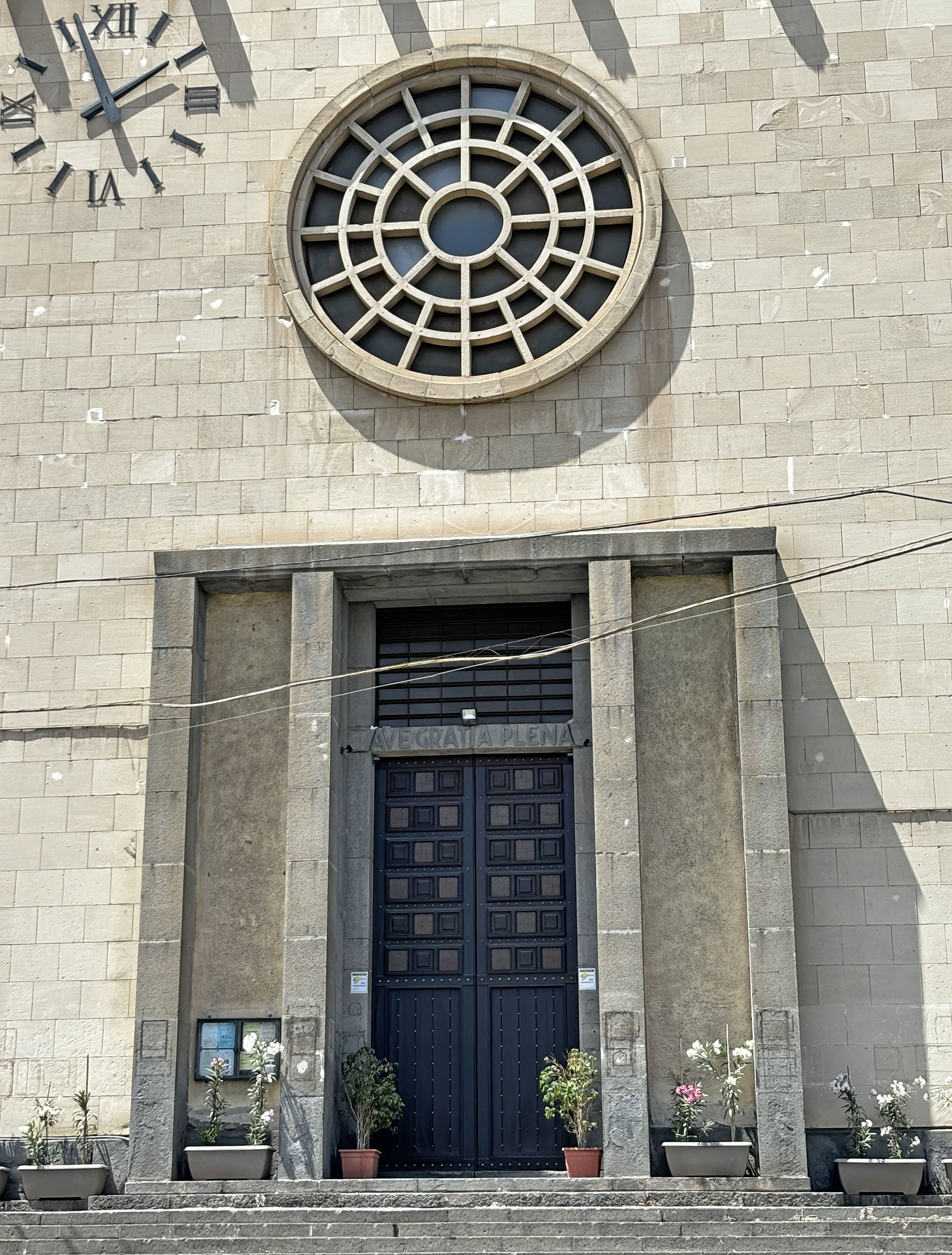 Dettaglio della facciata