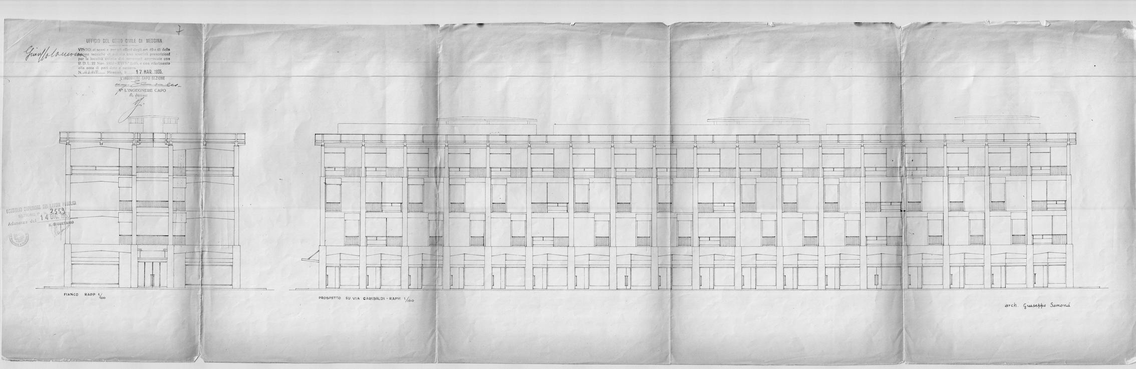 Prospetto via Garibaldi 