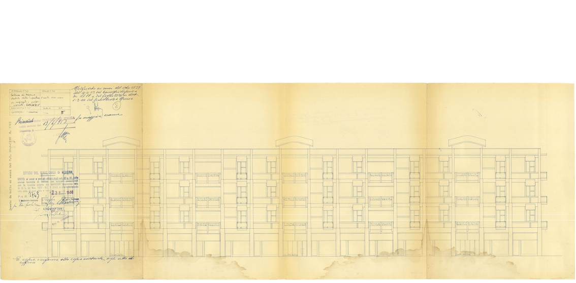 Prospetto verso il mare 