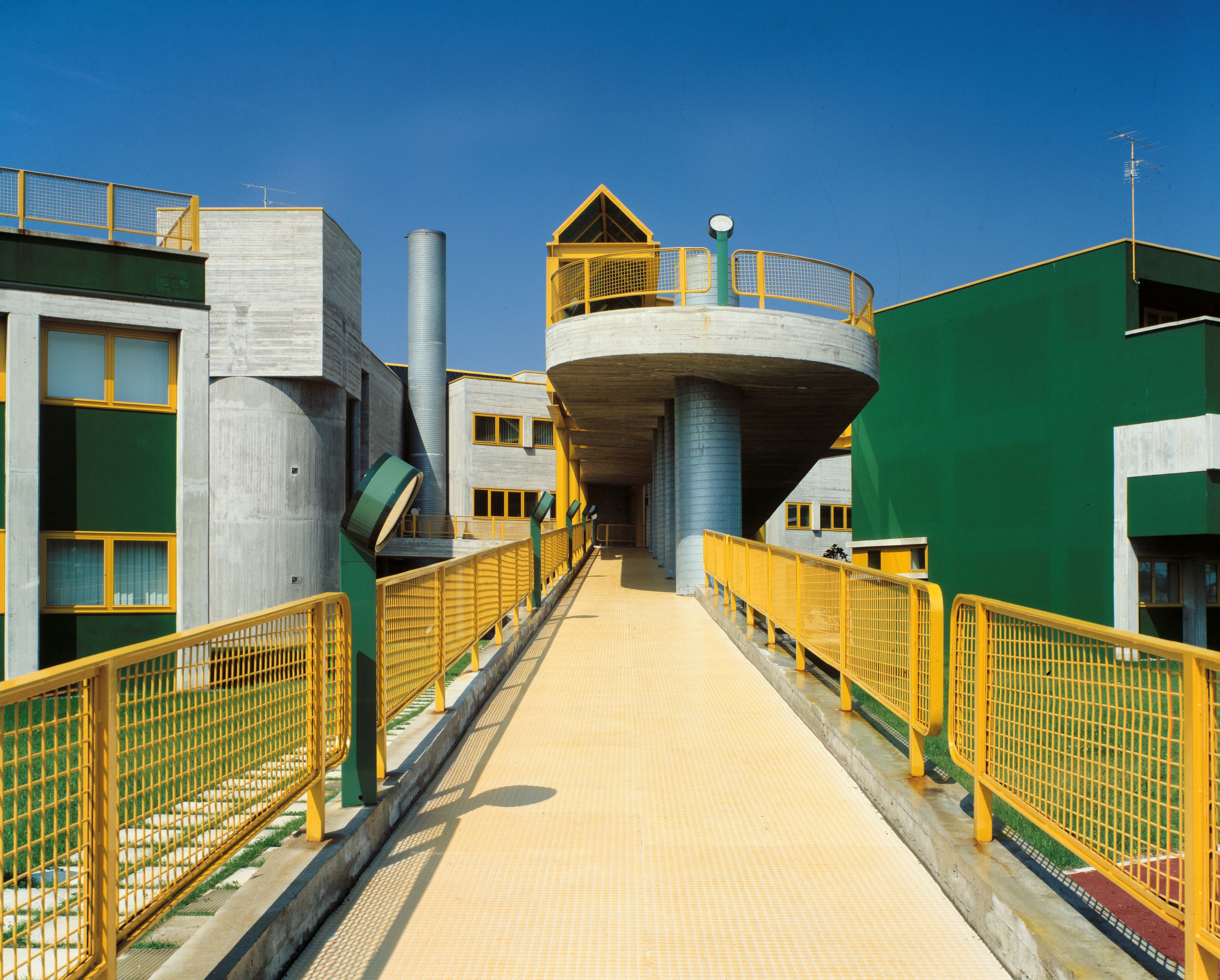 Veduta del fronte principale