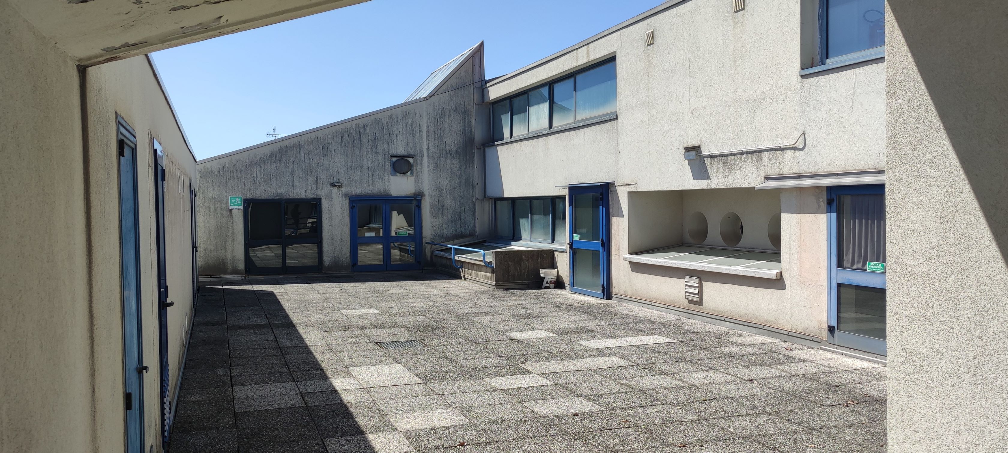 Veduta di una delle terrazze al primo piano