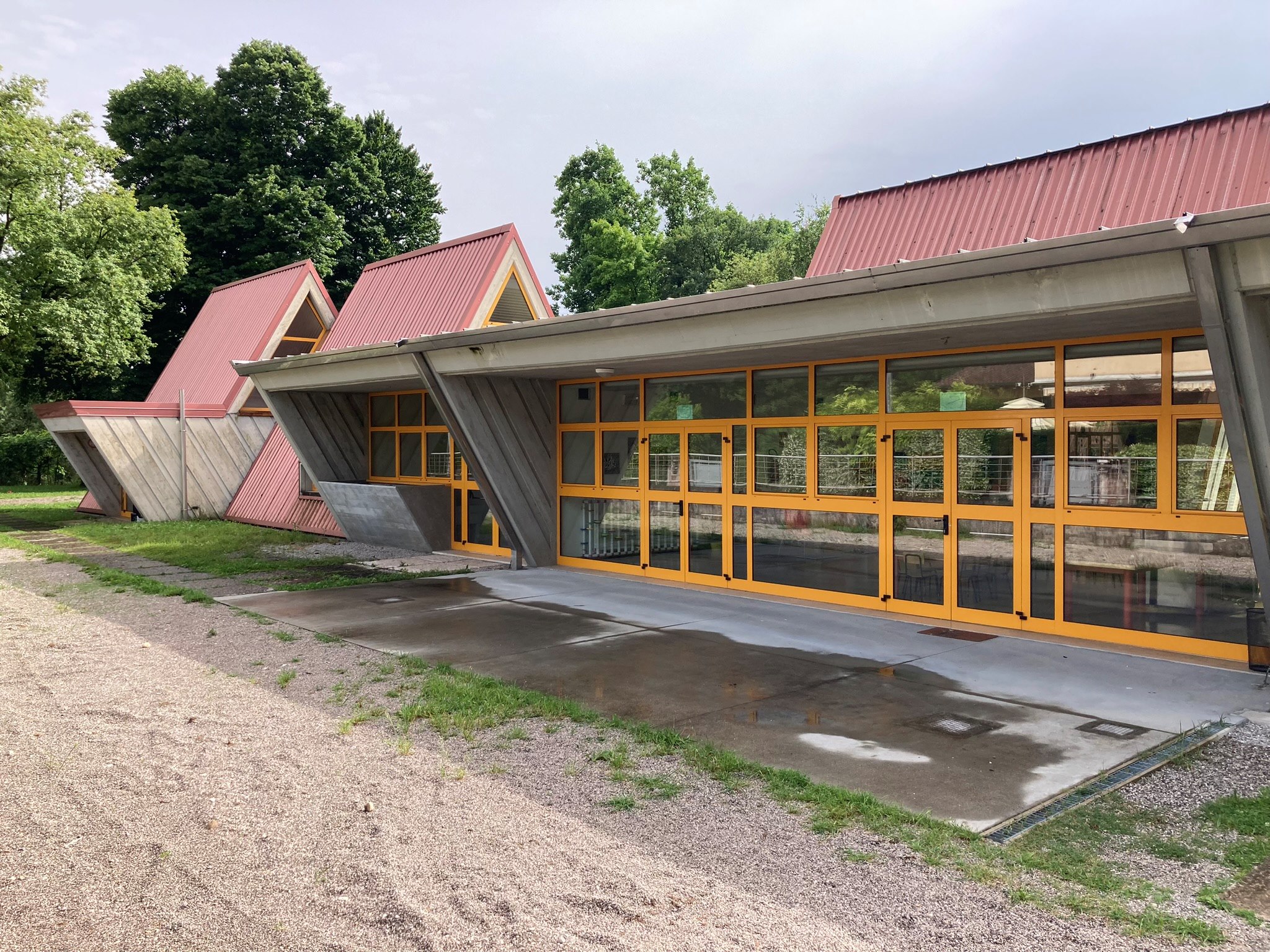 Il padiglione della mensa