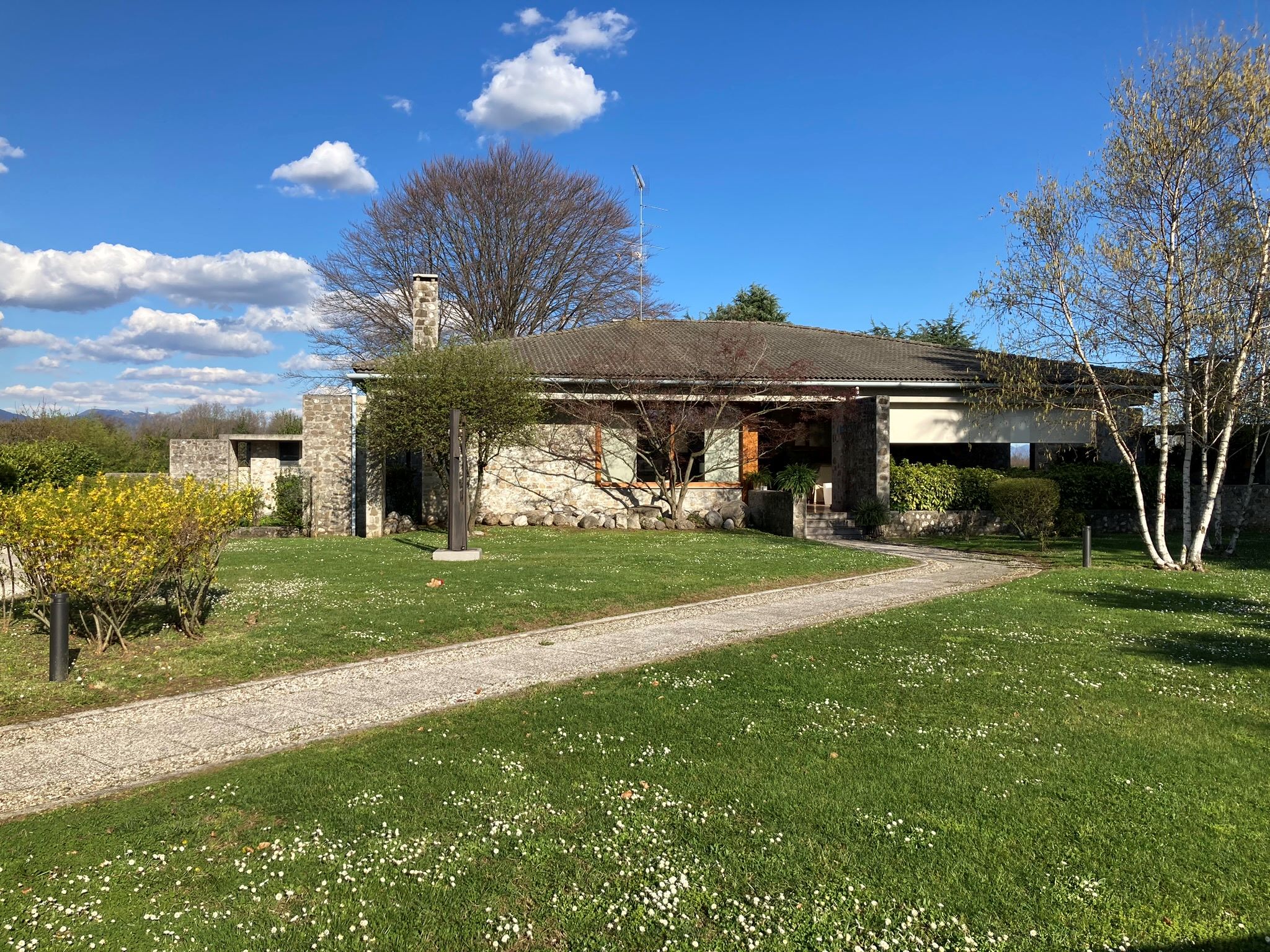 Veduta del fronte principale