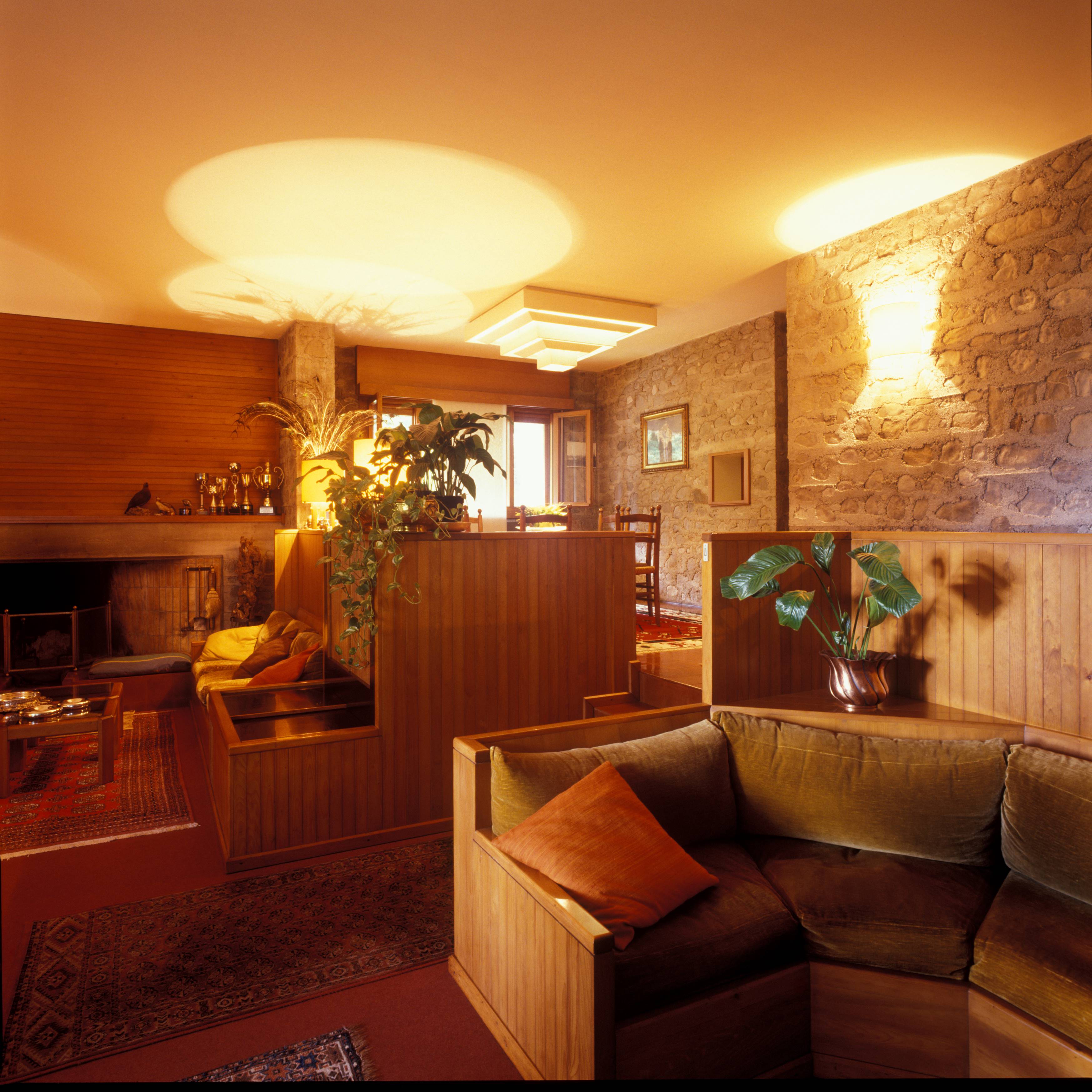 Lo spazio del soggiorno