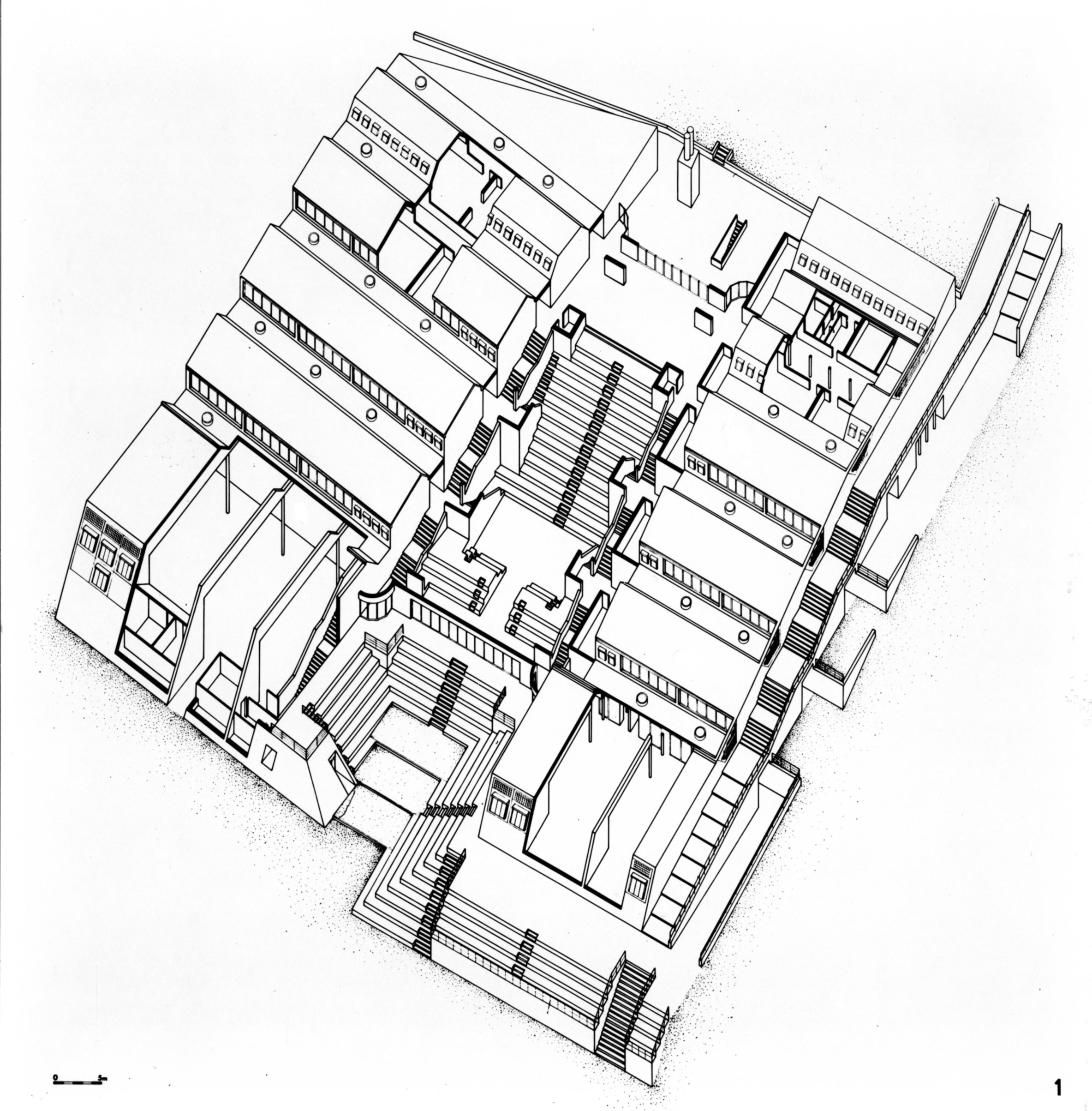 Spaccato assonometrico