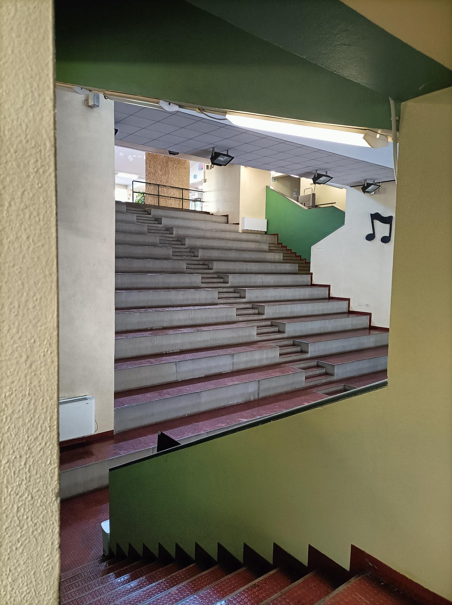 Vista del teatro-auditorio