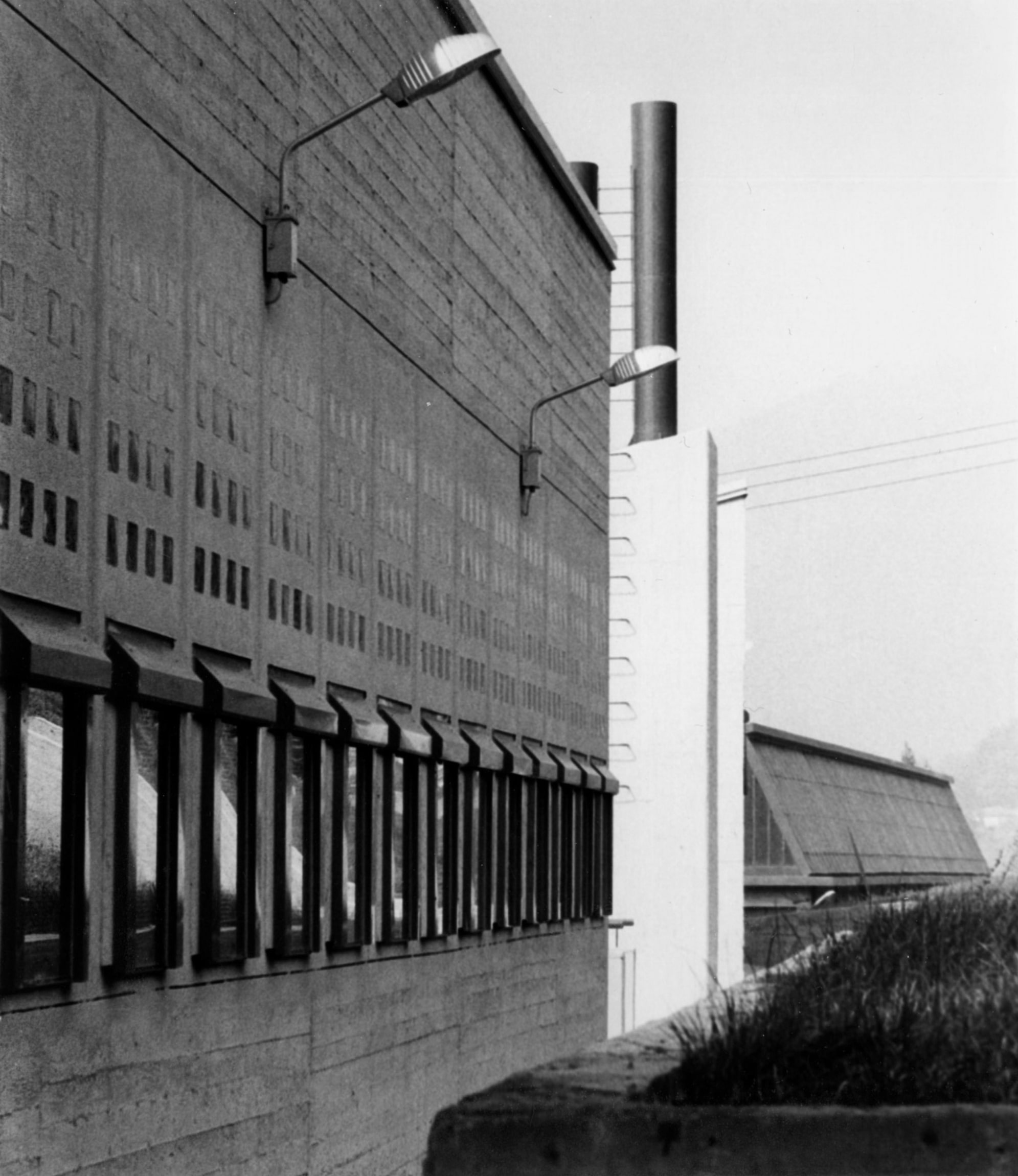 Vista di scorcio del lato nord