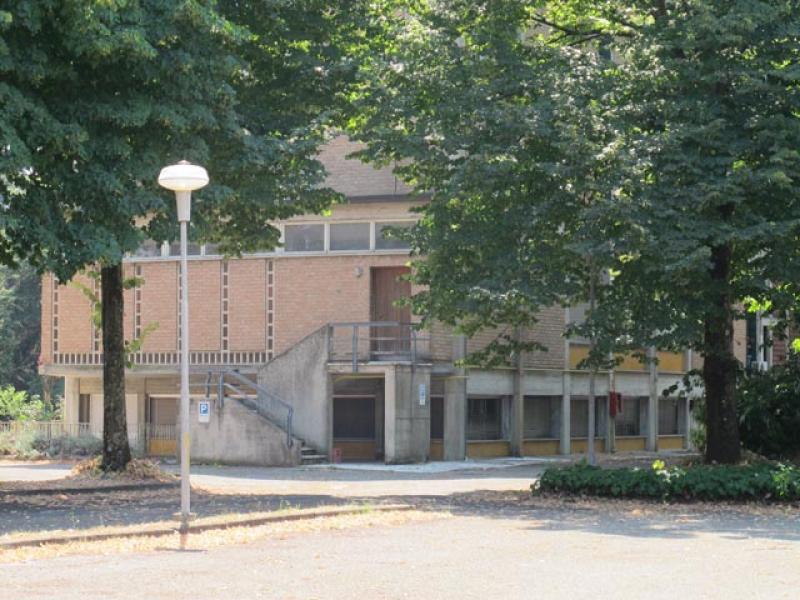 Vista del fronte laterale