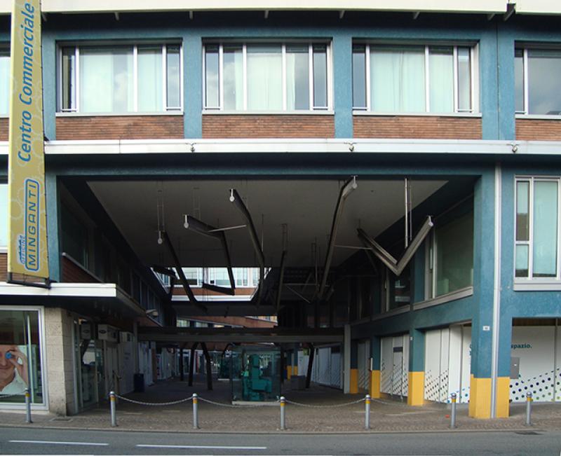 Vista del cortile interno all’edificio