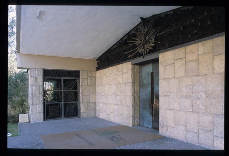 Veduta dell’ingresso dell’edificio