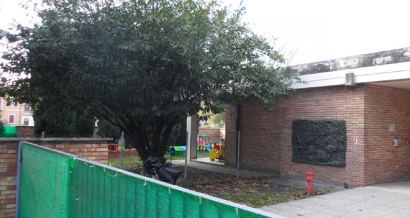 parte sinistra del fronte principale